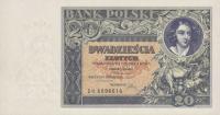 Gallery image for Poland p73a: 20 Zlotych from 1931
