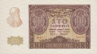 Gallery image for Poland p97: 100 Zlotych from 1940