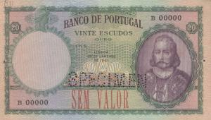 Gallery image for Portugal p153s: 20 Escudos