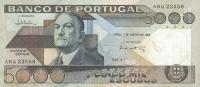 Gallery image for Portugal p182e: 5000 Escudos from 1986