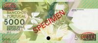 Gallery image for Portugal p183s: 5000 Escudos