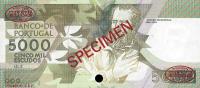 Gallery image for Portugal p184s: 5000 Escudos