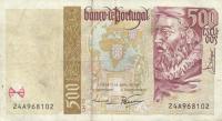 Gallery image for Portugal p187a: 500 Escudos from 1997