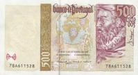 Gallery image for Portugal p187b: 500 Escudos from 1997