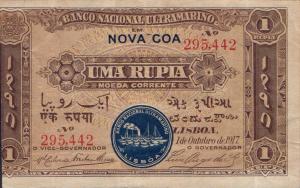 Gallery image for Portuguese India p21b: 1 Rupia