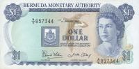 Gallery image for Bermuda p28c: 1 Dollar