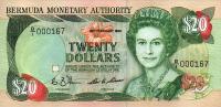 Gallery image for Bermuda p37a: 20 Dollars