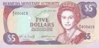 Gallery image for Bermuda p41d: 5 Dollars