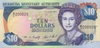 Gallery image for Bermuda p42c: 10 Dollars from 1997