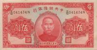 Gallery image for China, Puppet Banks of pJ10c: 5 Yuan