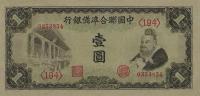Gallery image for China, Puppet Banks of pJ72a: 1 Yuan