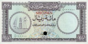 Gallery image for Qatar and Dubai p6ct: 100 Riyal