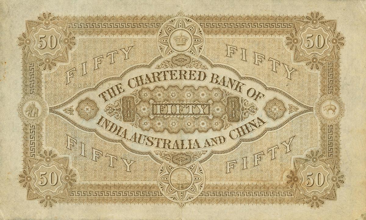 Back of China pS205: 50 Dollars from 1929