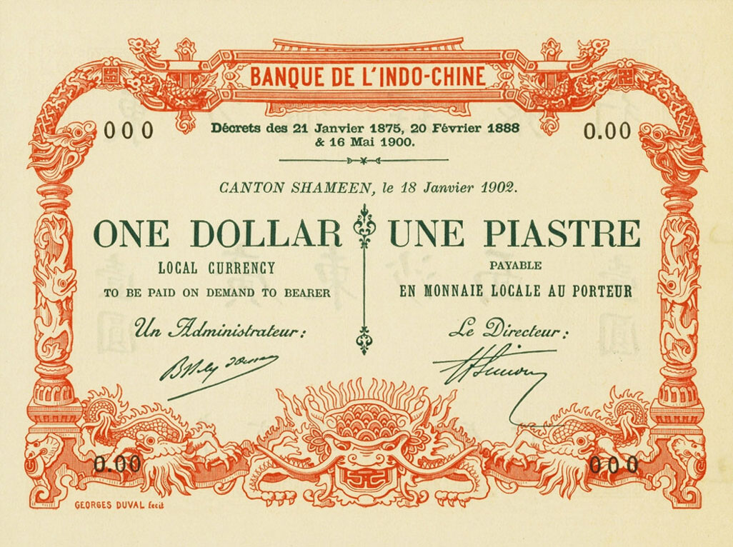 Front of China pS436p: 1 Dollar from 1902