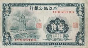 pS877 from China: 10 Cents from 1936