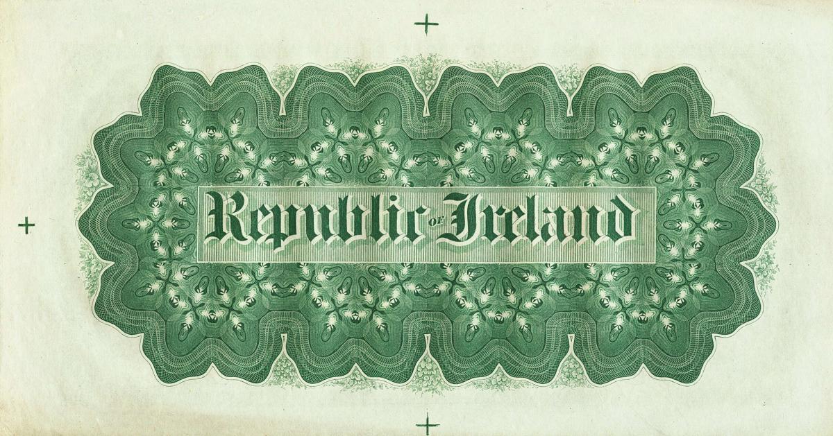 Back of Ireland, Republic of pS103r: 20 Dollars from 1866