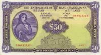 p68c from Ireland, Republic of: 50 Pounds from 1977