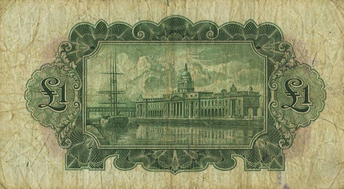 Back of Ireland, Republic of p38c: 1 Pound from 1937