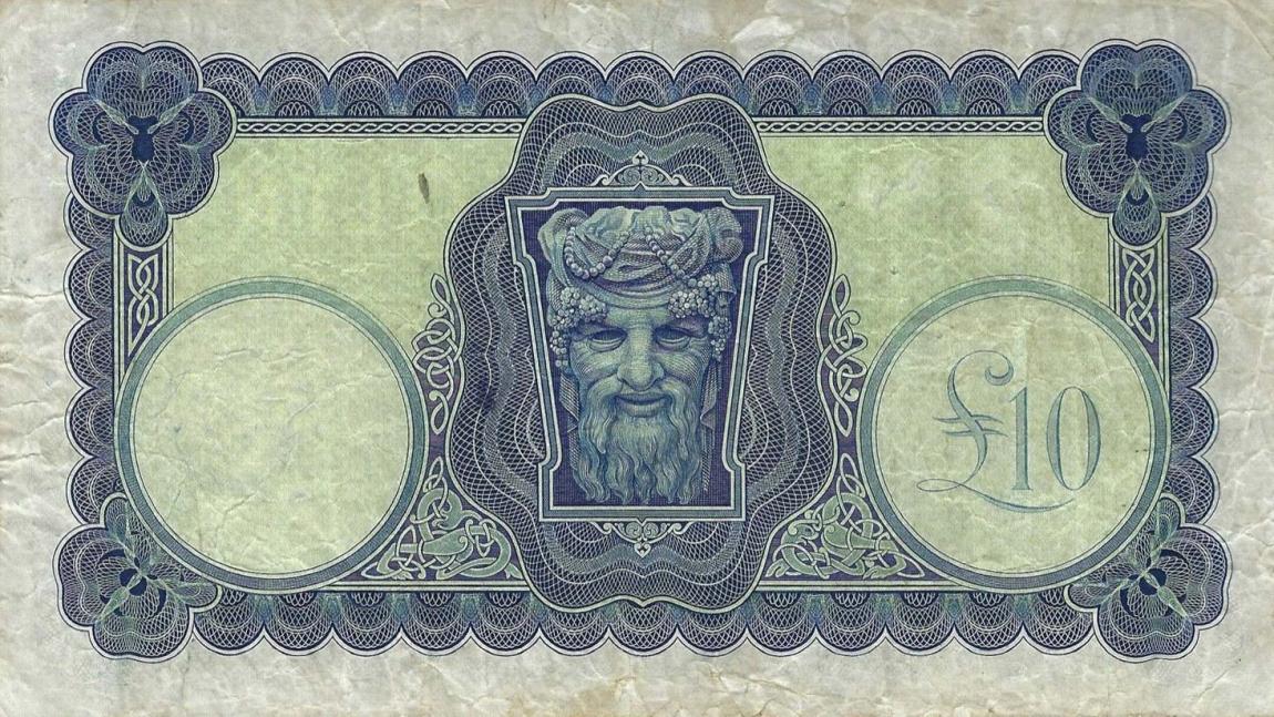 Back of Ireland, Republic of p4Ab: 10 Pounds from 1932