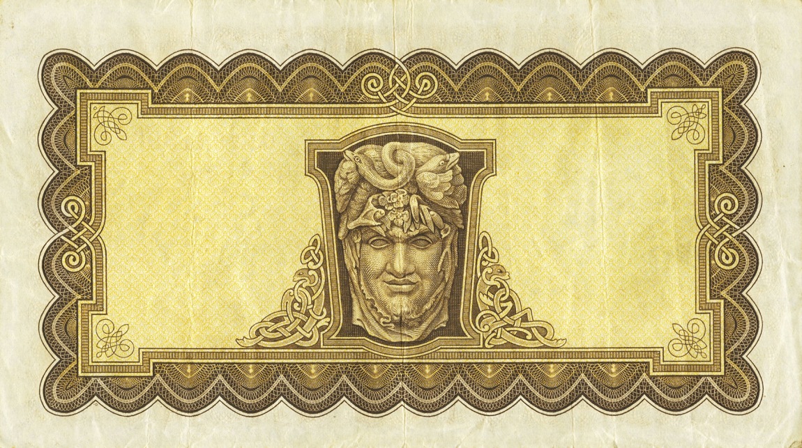 Back of Ireland, Republic of p58b2: 5 Pounds from 1952