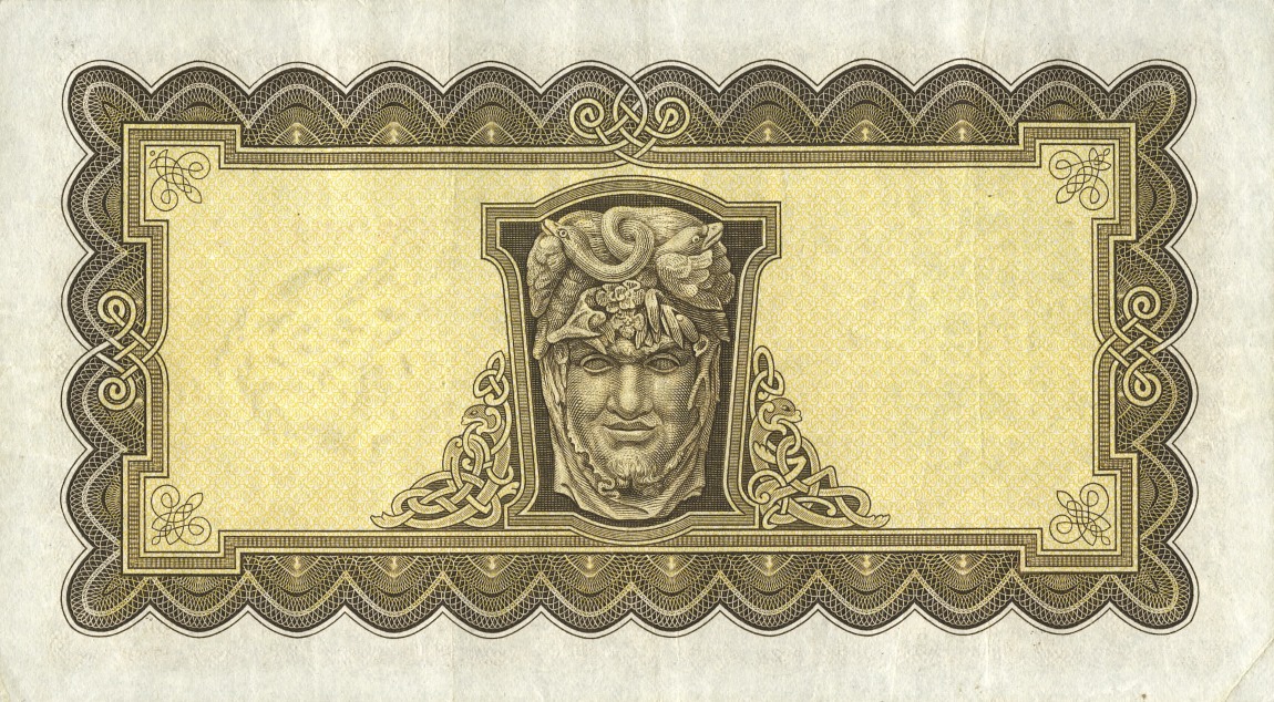 Back of Ireland, Republic of p58c: 5 Pounds from 1954