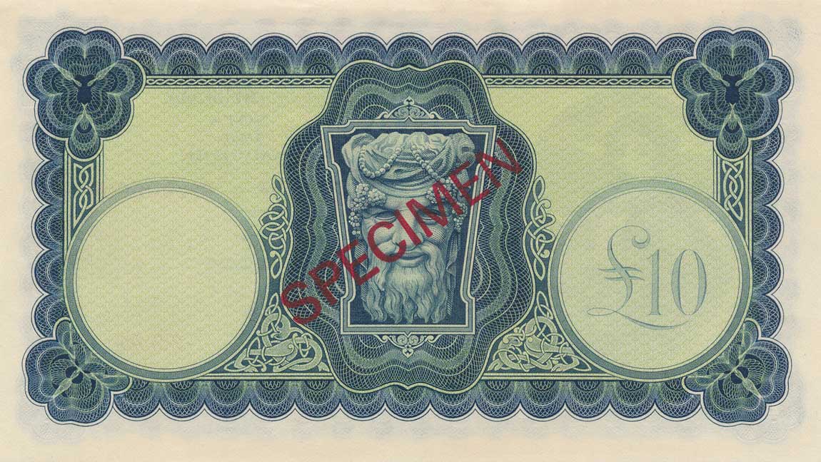 Back of Ireland, Republic of p66s: 10 Pounds from 1962