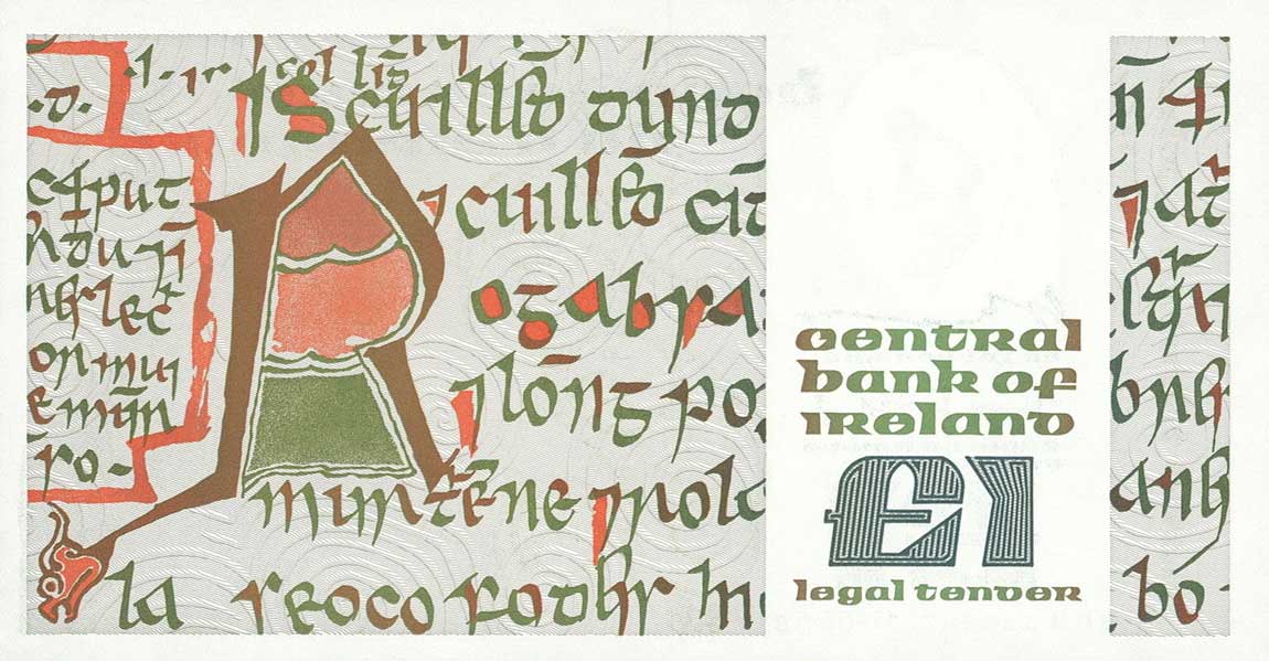 Back of Ireland, Republic of p70r2: 1 Pound from 1978