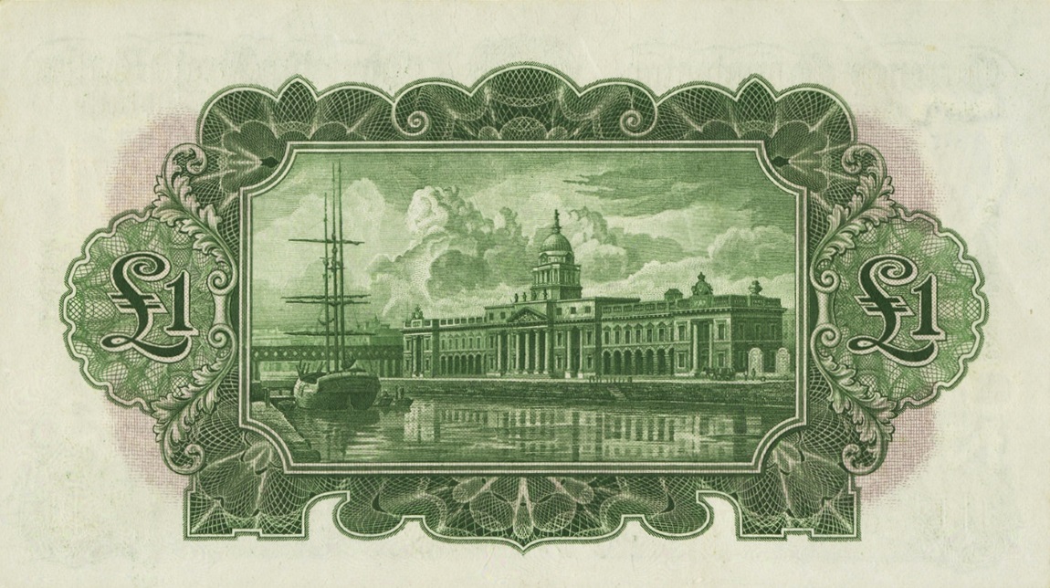 Back of Ireland, Republic of p8b: 1 Pound from 1939