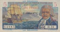 Gallery image for Reunion p41a: 5 Francs