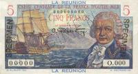 Gallery image for Reunion p41s: 5 Francs