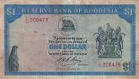 Gallery image for Rhodesia p30e: 1 Dollar