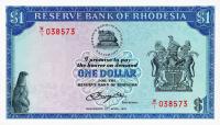 Gallery image for Rhodesia p34c: 1 Dollar
