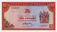 Gallery image for Rhodesia p35a: 2 Dollars