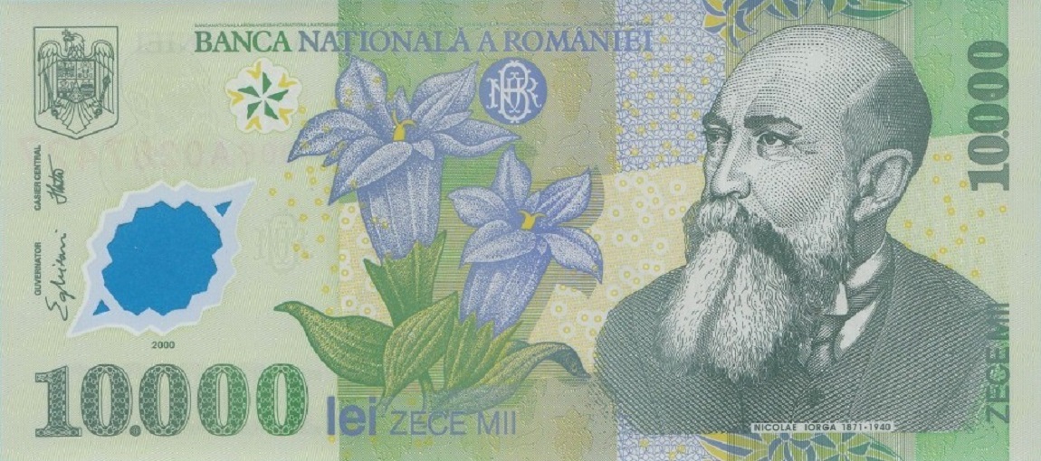 Front of Romania p112b: 10000 Lei from 2000