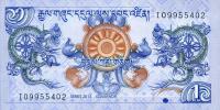 Gallery image for Bhutan p27b: 1 Ngultrum from 2013