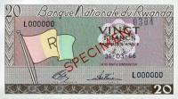 Gallery image for Rwanda p6s1: 20 Francs