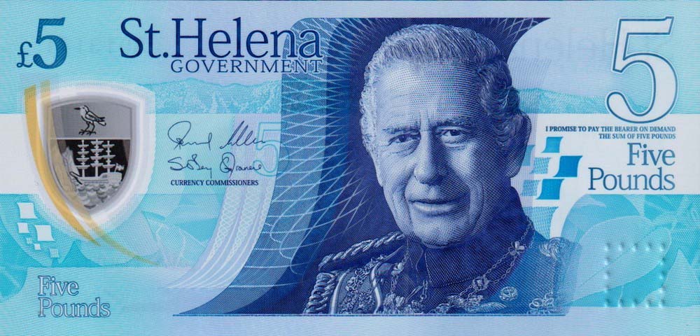 Front of Saint Helena p14: 5 Pounds from 2026