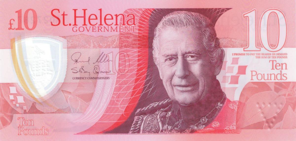 Front of Saint Helena p15: 10 Pounds from 2026