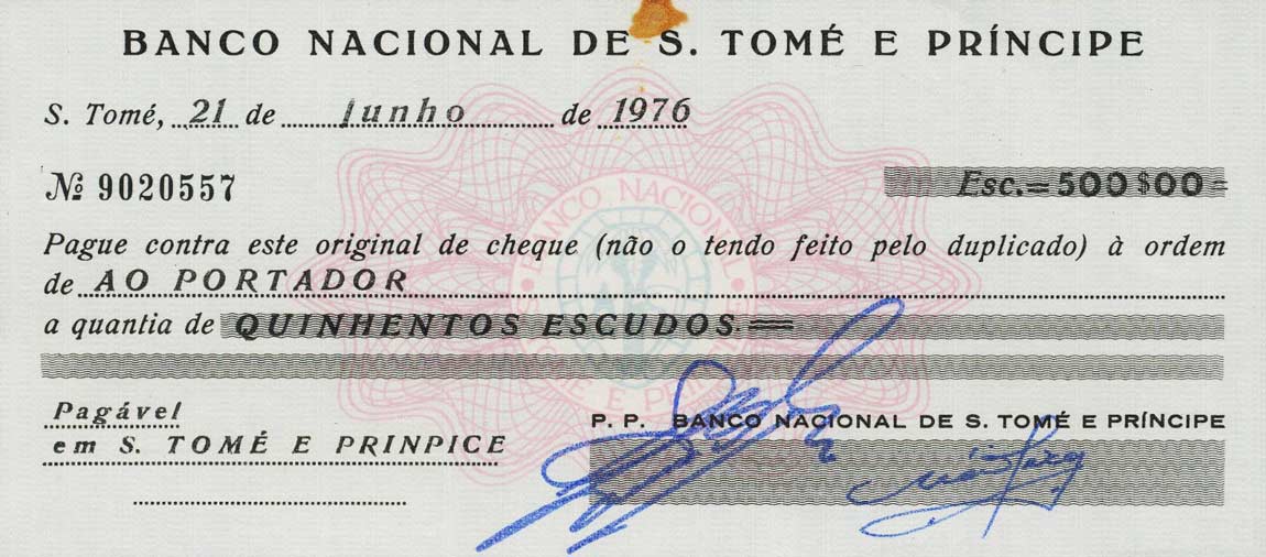 Front of Saint Thomas and Prince p50a: 500 Escudos from 1976