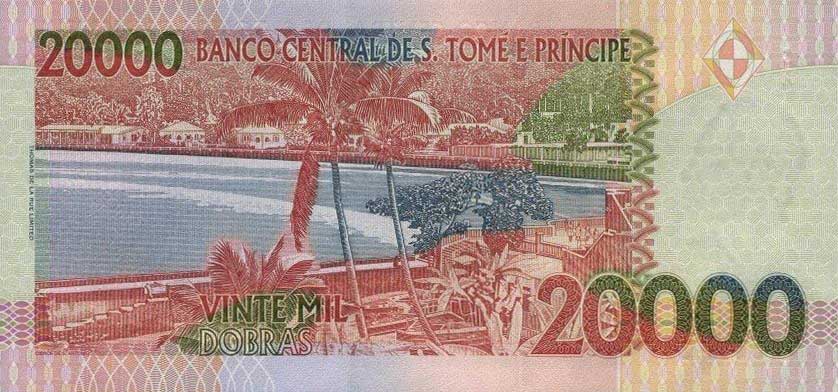 Back of Saint Thomas and Prince p67e: 20000 Dobras from 2013