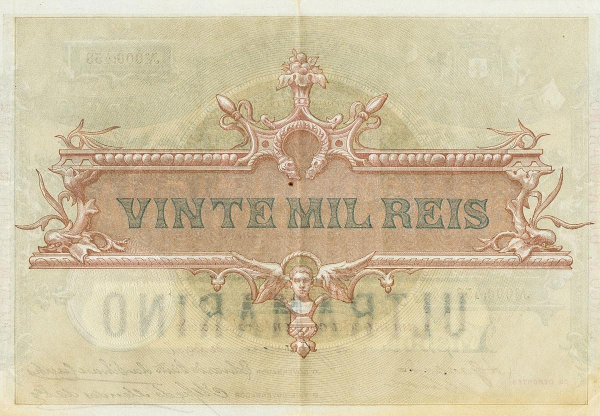 Back of Saint Thomas and Prince p6: 20000 Reis from 1897