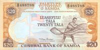 Gallery image for Samoa p28a: 20 Tala