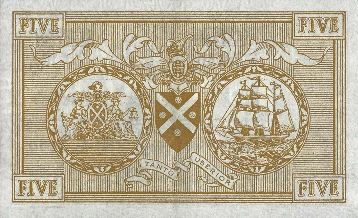 Back of Scotland p103: 5 Pounds from 1961