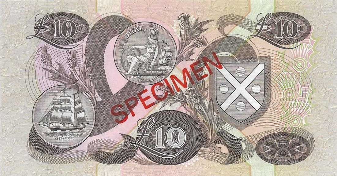 Back of Scotland p117s: 10 Pounds from 1992