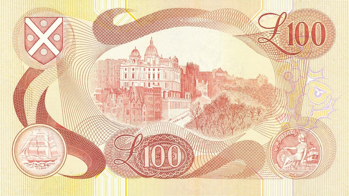 Back of Scotland p118Ab: 100 Pounds from 1992
