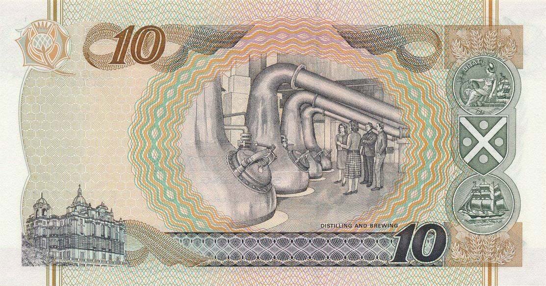 Back of Scotland p120f: 10 Pounds from 2006