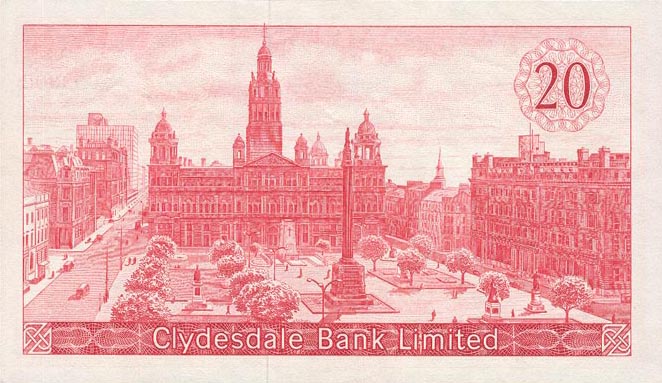 Back of Scotland p200a: 20 Pounds from 1964
