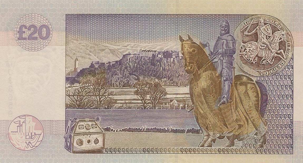 Back of Scotland p228d: 20 Pounds from 2003