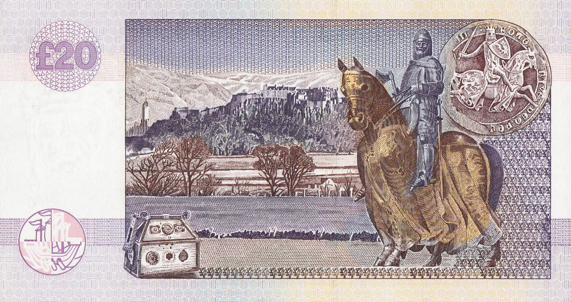 Back of Scotland p228g: 20 Pounds from 2006