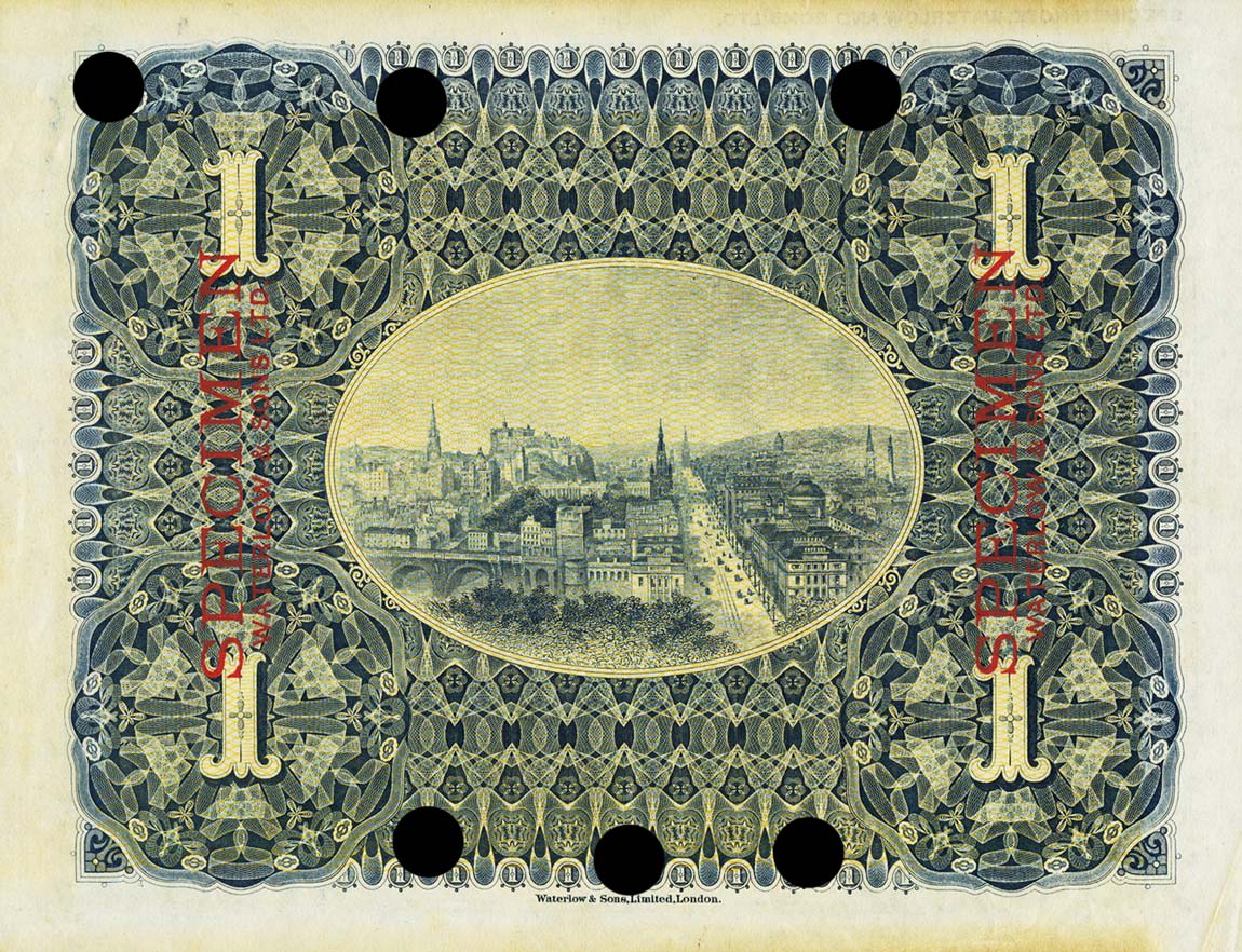 Back of Scotland p248s: 1 Pound from 1919